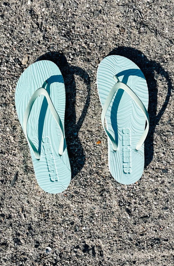 SLEEPERS Women Slim Bay Mint Flip Flops
