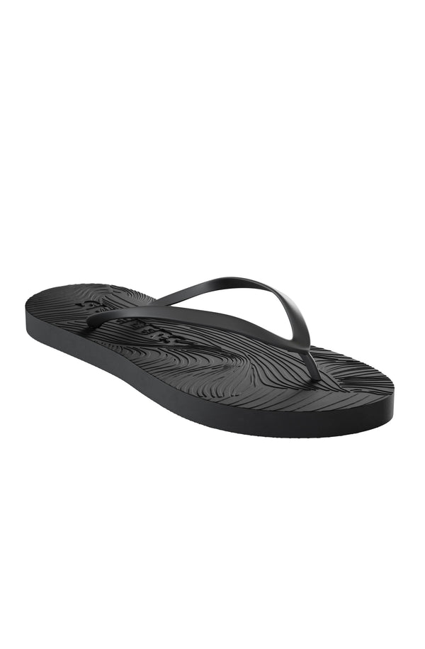 SLEEPERS Women Slim Black Flip Flops