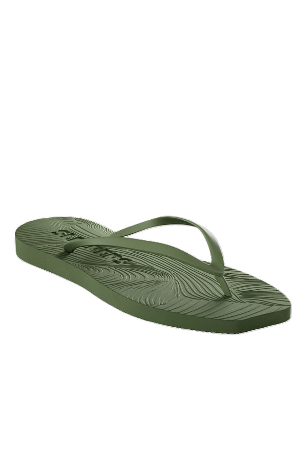 SLEEPERS Women Tapered Green Flip Flops