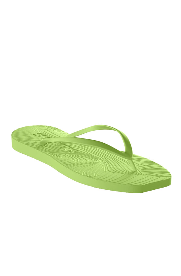 SLEEPERS Women Tapered Lime Green Flip Flops