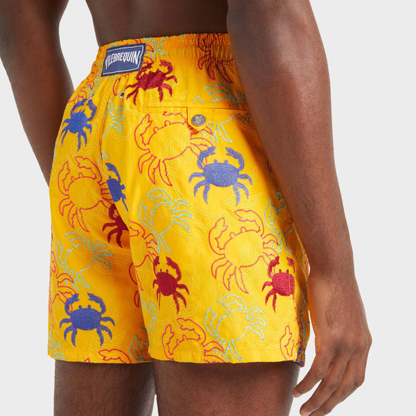 VILEBREQUIN Men Swim Shorts Embroidered Crab Ballons - Limited Edition