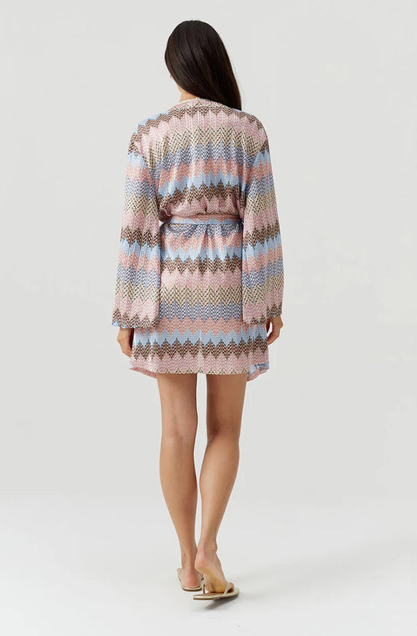 MELISSA OSABASH Women Anna Zigzag Stripe Kaftan