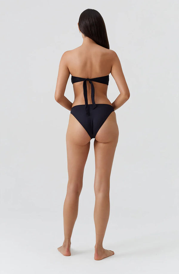 MELISSA ODABASH Women Bandeau Barcelona Black Bikini