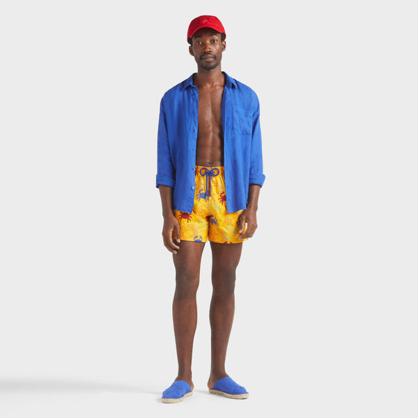 VILEBREQUIN Men Swim Shorts Embroidered Crab Ballons - Limited Edition