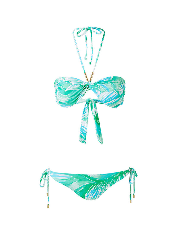 MELISSA ODABASH Women Canary Ruched Bandeau Bikini