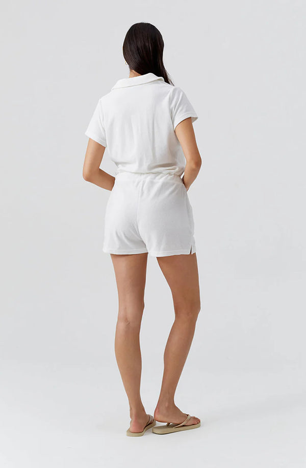 MELISSA ODABASH Women Cheryl White Playsuit