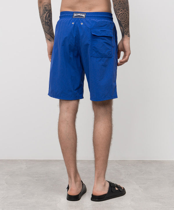 VILEBREQUIN Men Long Swim Shorts Water-Reactive Ronde des Tortues Maxi