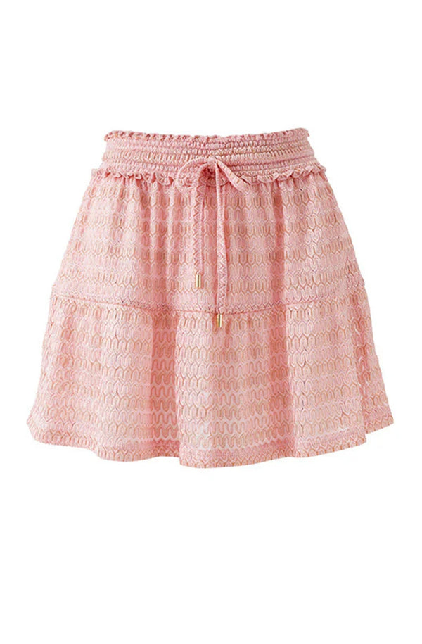 MELISSA ODABASH Women Dune Rose Crochet Skirt