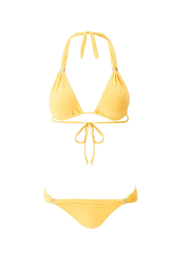MELISSA ODABASH Women Grenada Sunflower Triangle Bikini