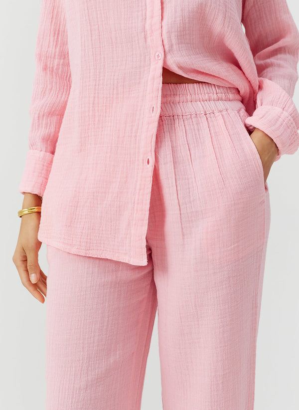 MELISSA ODABASH Women Krissy Rose Drawstring Trousers