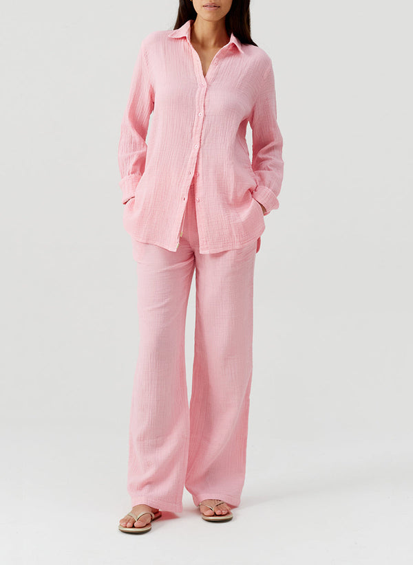 MELISSA ODABASH Women Krissy Rose Drawstring Trousers