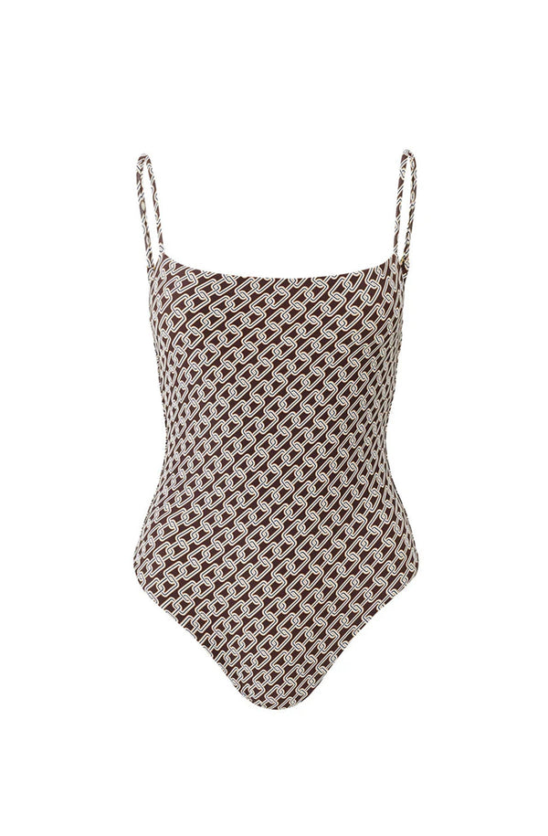 MELISSA ODABASH Women Maui Chain Bustier One-Piece Swimsuit