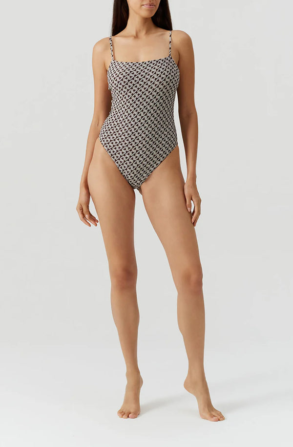 MELISSA ODABASH Women Maui Chain Bustier One-Piece Swimsuit