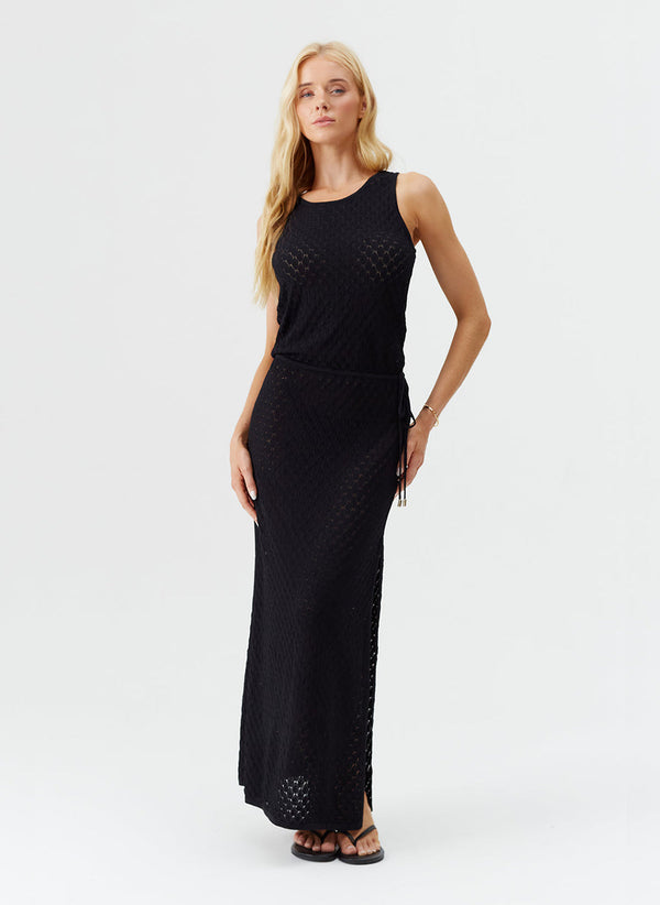 MELISSA ODABASH Women Mia Black Long Dress