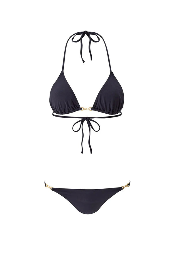 MELISSA ODABASH Women Monza Black Triangle Bikini