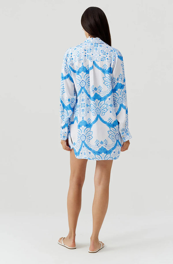 MELISSA ODABASH Women Paige Florian Shirt Long Sleeves