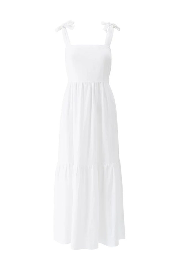 MELISSA ODABASH Women Posie White Long Dress