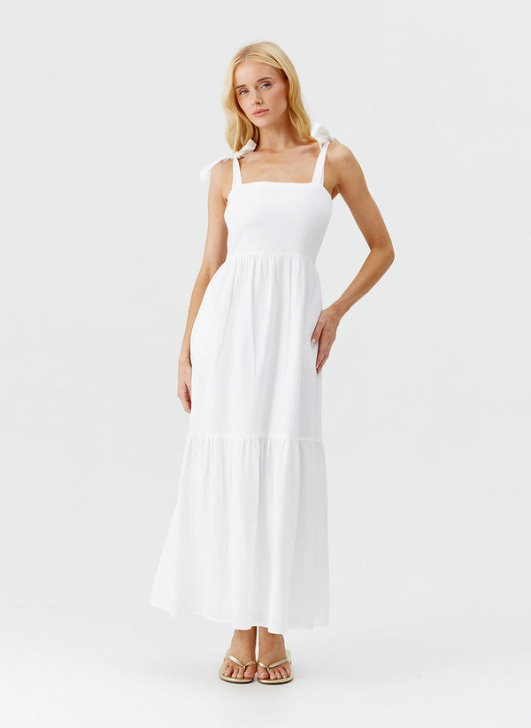 MELISSA ODABASH Women Posie White Long Dress
