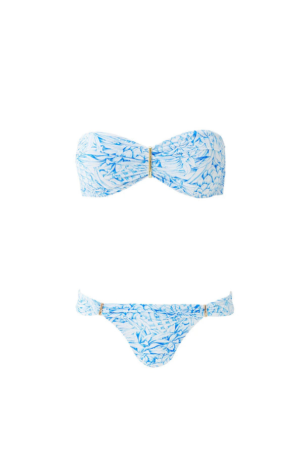 MELISSA ODBASH Women Positano Pineapples Bandeaue Bikini