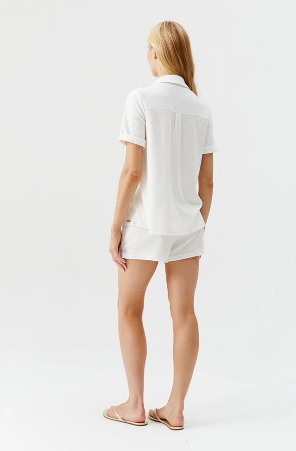 MELISSA ODABASH Women Tori White Button Shirt