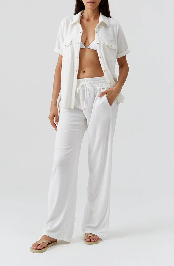 MELISSA ODABASH Women Tori White Button Shirt