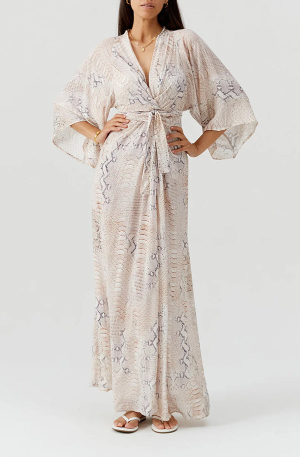 MELISSA ODABASH Women Wisdom Lizard Long Dress