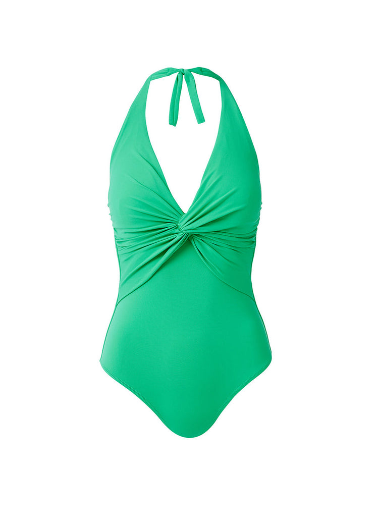 MELISSA ODABASH Zanzibar Green Swimsuit