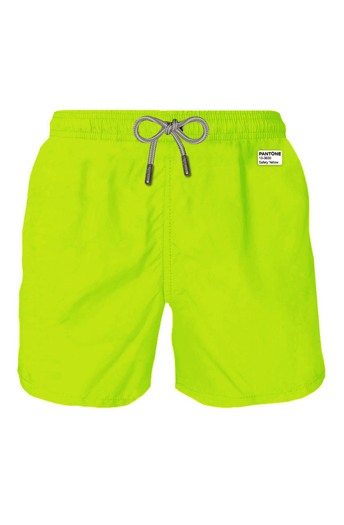 MC2 Saint Barth Men Fluo yellow swim shorts | Pantone - Special Edition
