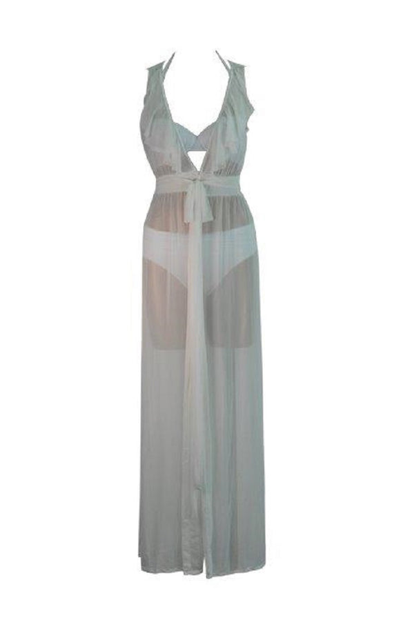 FERIADO NACIONAL Women Ruffle Tulle Sleeveless Dress