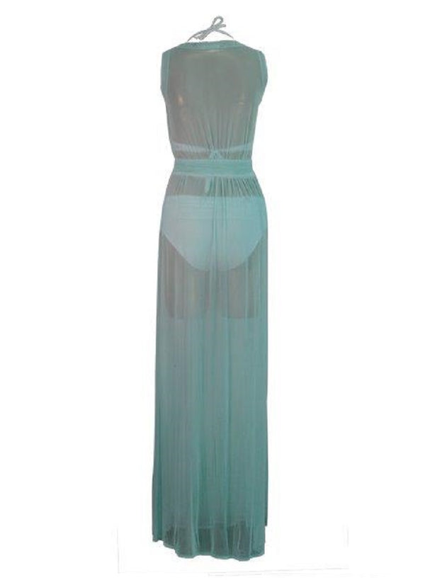 FERIADO NACIONAL Women Ruffle Tulle Sleeveless Dress