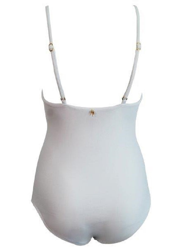 FERIADO NACIONAL Women Leaf Embroidered Swimsuit