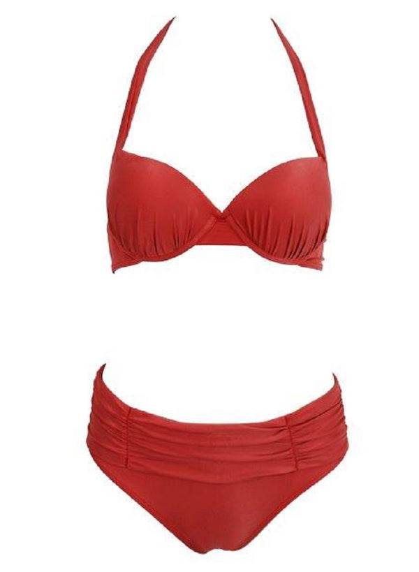 FERIADO NACIONAL Women Lace Up Bikini Set