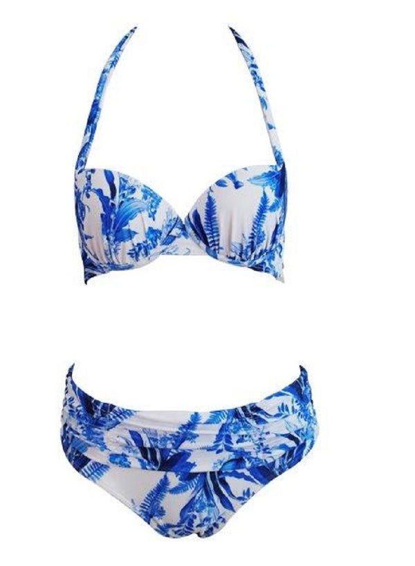 FERIADO NACIONAL Women Floral Printed Big Cup Bikini Set