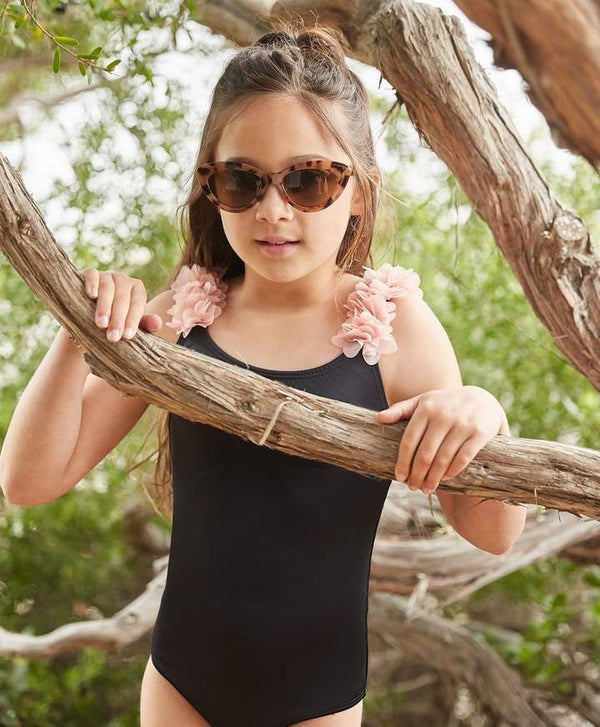 PQ SWIM Midnight Petal One Piece