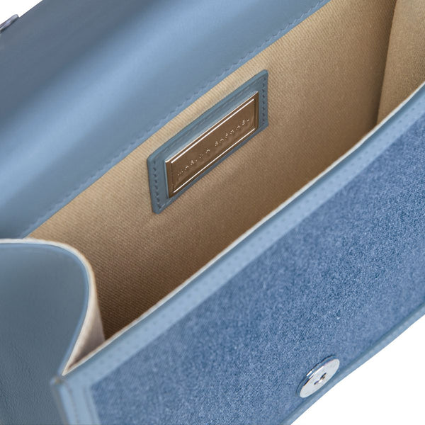 MARINA RAPHAEL Alexa in Denim and Crystal