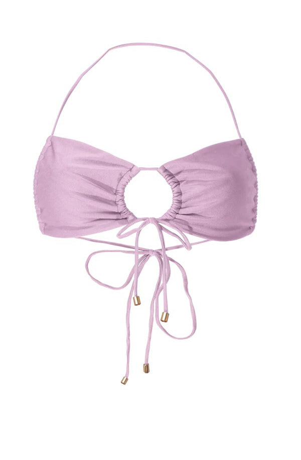 JANTHEE BERLIN Women Bruna Ederu Roze Bandeau Bikini Top