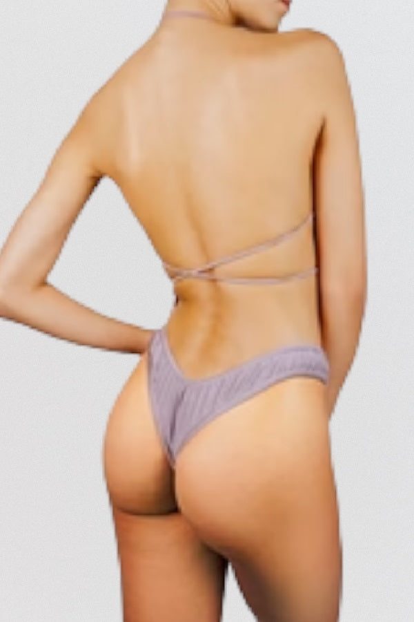 JANTHEE BERLIN Women Bruna Ederu Roze Bandeau Bikini Top