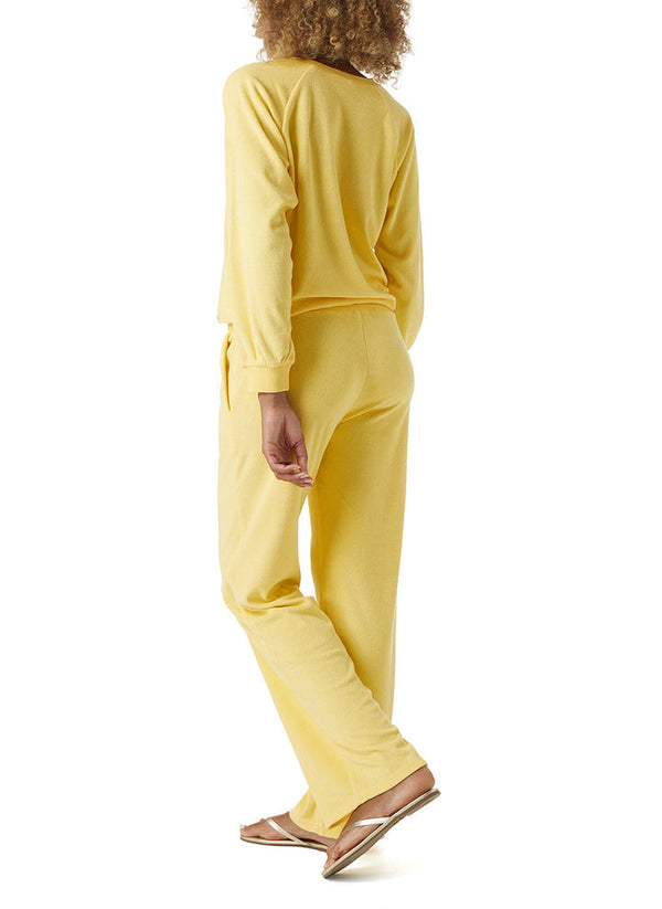 MELISSA ODABASH Women Betty Yellow Trousers