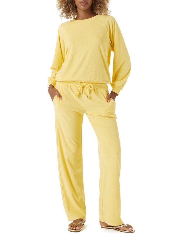 MELISSA ODABASH Women Betty Yellow Trousers