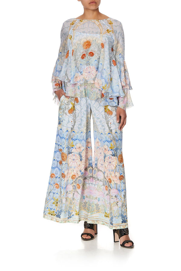 CAMILLA Women Flared Layered Blouse - Morris Muse