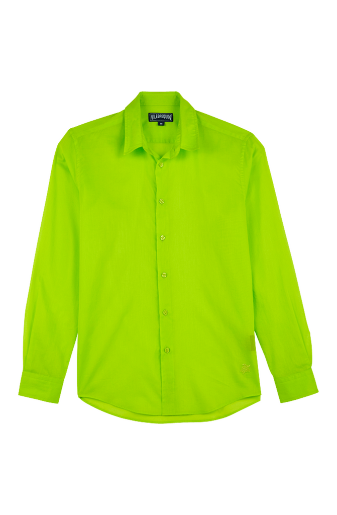 VILEBREQUIN Unisex Cotton Voile Light Shirt Solid