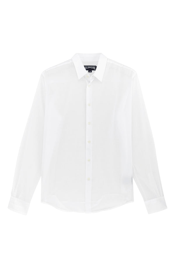 VILEBREQUIN Unisex Cotton Voile Shirt Solid
