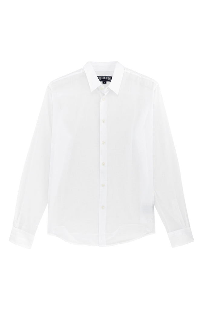 VILEBREQUIN Unisex cotton voile Shirt Solid