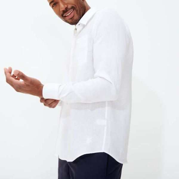 VILEBREQUIN Men Linen Shirt Solid