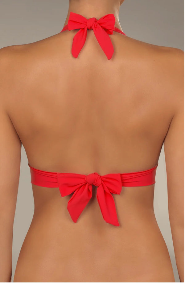 PAIN de SUCRE Women Diva Push-up Bra and Diva Tie-waist Bikini Bottom