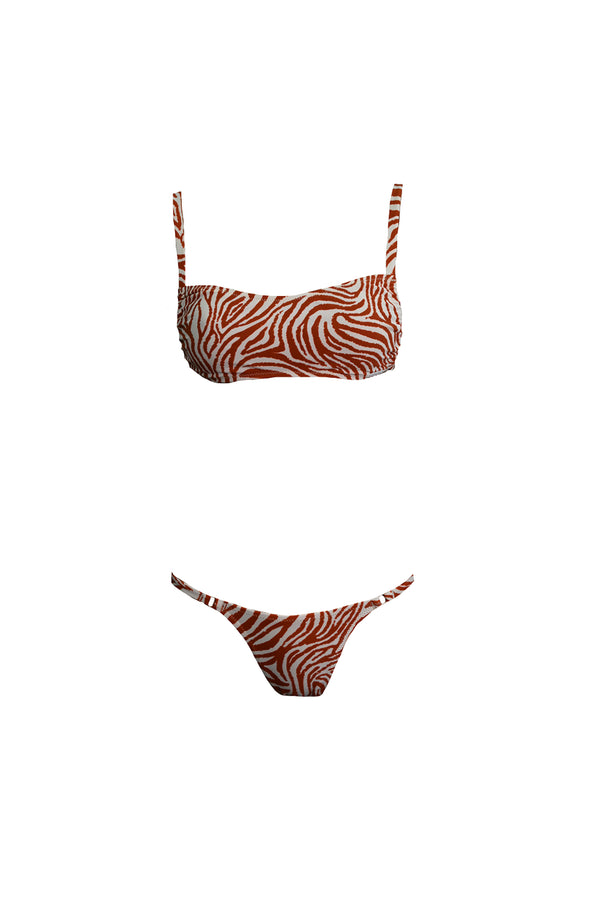 KENDALL & KYLIE Gathered Bandeau Bikini Bottom