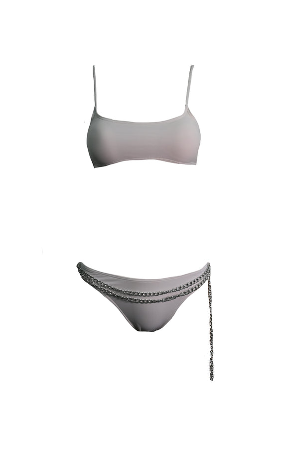 KENDALL & KYLIE Chain Strap Bikini Bottom