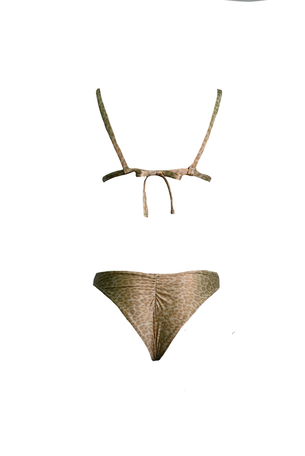 KENDALL & KYLIE Ruched Bandeau Bikini Top