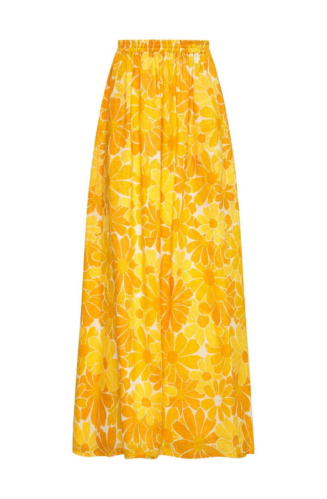 FAITHFULL THE BRAND Danita Maxi Skirt Canaria Floral Marigold