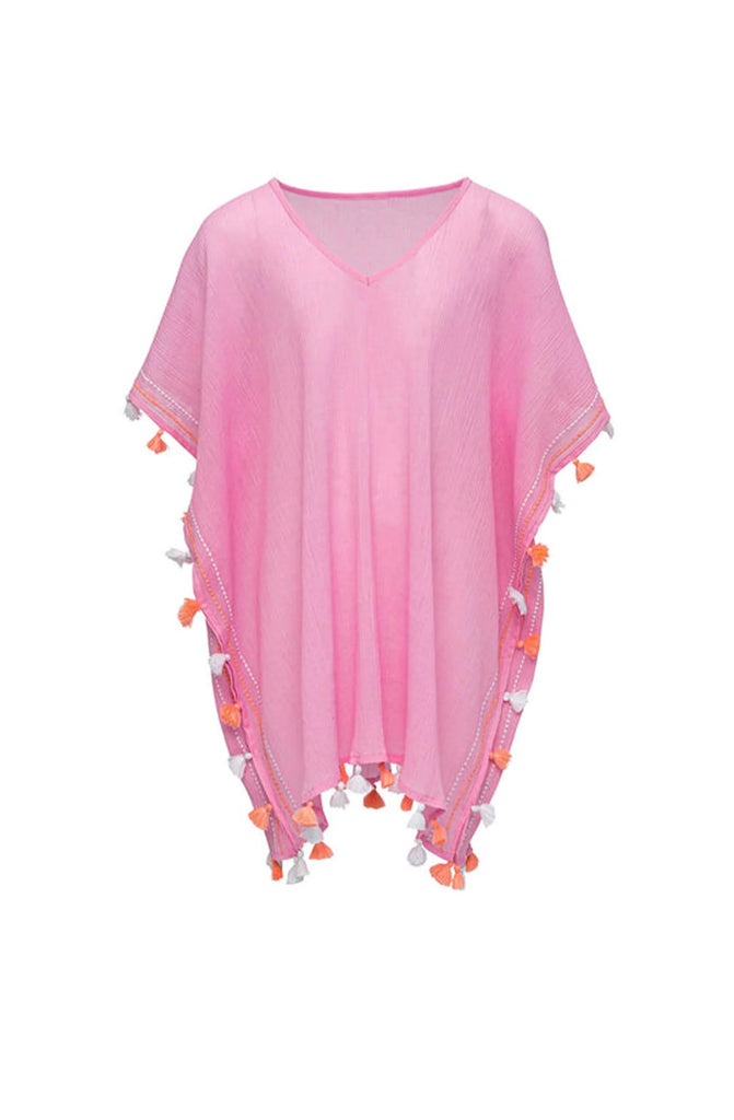 SNAPPERROCK Pinkalicous Tassel Cover Up